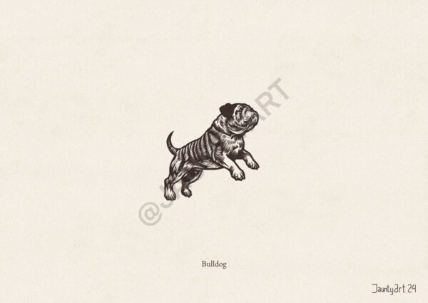 Bulldog Illustration