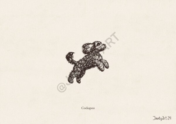 Cockapoo Illustration
