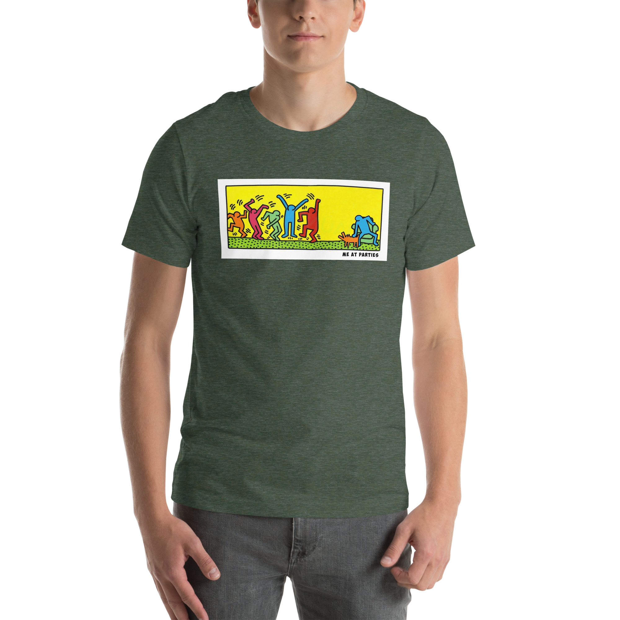 'Me At Parties' via Haring